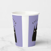 3 сats and Halloween, personalized 紙コップ (左)