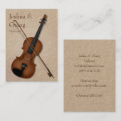 3 – イリュージョンヴァイオリン&ボウプロフェッショナルミュージシャン 名刺 (正面/裏面)