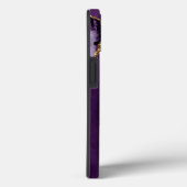 3 エレガントフォトコラージュ名パープル金ゴールドアゲート Case-Mate iPhoneケース (裏面 / 右)