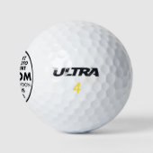 3 カスタムパーソナライズされたWilson Ultra 500距離 ゴルフボール (ロゴ)