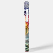 3-カラフルDクイル紙フローラルパターン Case-Mate iPhoneケース (裏面 / 左)