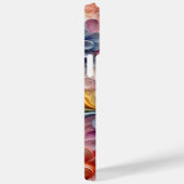 3-カラフルDクイル紙フローラルパターン Case-Mate iPhoneケース (裏面 / 右)