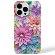 3-カラフルDクイル紙フローラルパターン