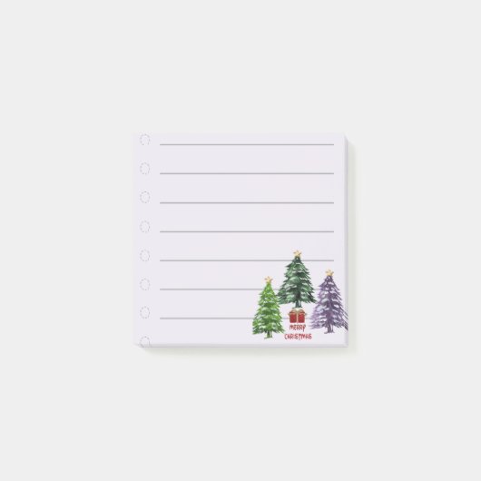 3 クリスマスツリー ポストイット (正面)