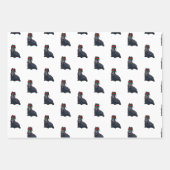 (3)クリスマス·ラッピング·シート ラッピングペーパーシート (正面2)