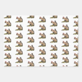 (3)クリスマス·ラッピング·シート ラッピングペーパーシート (正面)