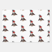 (3)クリスマス·ラッピング·シート ラッピングペーパーシート (正面)