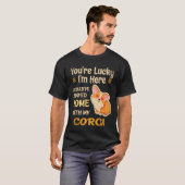 3 コーギーと家にいてもよかったのに Tシャツ (正面フル)
