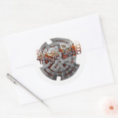 3"シール ラウンドシール (封筒)