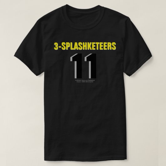 3 – スプラスケット機： 11 Tシャツ (デザイン正面)