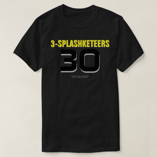 3 – スプラスケット機:30 Tシャツ (デザイン正面)