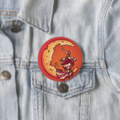 3"チーズ月ボタン 缶バッジ (インサイチュ)