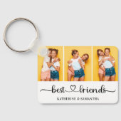 3 パーソナライズされたフォトコラージュ最高のファン キーホルダー (裏面)