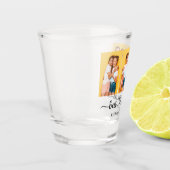 3 パーソナライズされたフォトコラージュ最高のファン ショットグラス (左)