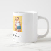 3 パーソナライズされたフォトコラージュ最高のファン ジャンボコーヒーマグカップ (右)