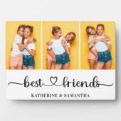 3 パーソナライズされたフォトコラージュ最高のファン フォトプラーク (正面)