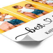 3 パーソナライズされたフォトコラージュ最高のファン ポスター (角)