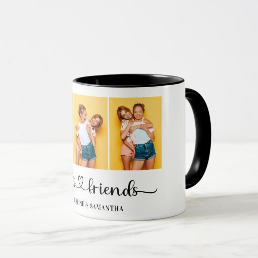 3 パーソナライズされたフォトコラージュ最高のファン マグカップ (正面右)