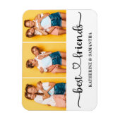 3 パーソナライズされたフォトコラージュ最高のファン マグネット (縦)