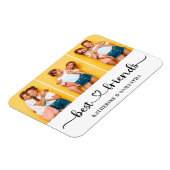 3 パーソナライズされたフォトコラージュ最高のファン マグネット (左側)