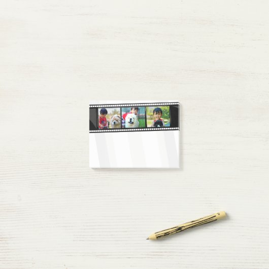 3 – フォトフィルムストリップパーソナライズされたフォト付箋 ポストイット (デスク上)