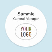 3"プラスチックカスタム製の磁気名タグまたはピン 名札