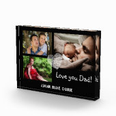 3 モダンフォトコラージュ愛あなたパパギフト フォトブロック (右)