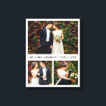 3 モダンフォトコラージュ結婚ズ キャンバスプリント<br><div class="desc">3 モダンフォトコラージュ結婚のキャンバス印刷</div>