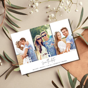 3 モダンフォトコラージュ結婚ズ セーブザデート