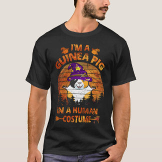 3 モルモット人間コスプレ モルモット ハロウィン H Tシャツ
