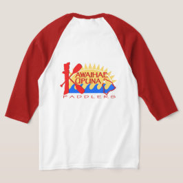 3/ユニセックス4スリーブレッドシャツ Tシャツ