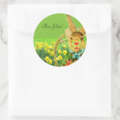 3"ラウンドのためにあなたギフトステッカーSRINGTIME! ラウンドシール (バッグ)