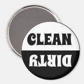 3"ラウンド食洗機クリーン汚れ指示灯マグネット マグネット (正面/裏面)