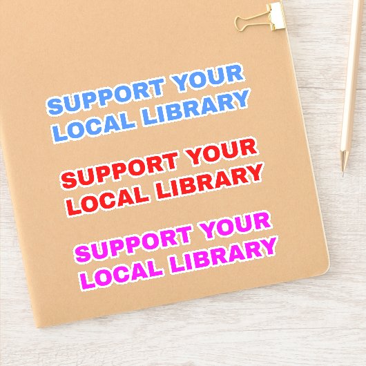 (3)ローカルライブラリのサポート シール (ノートブック)