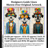 3 予測できな Steampunk Schnauzer Dogs DDE5 Decopage 薄葉紙