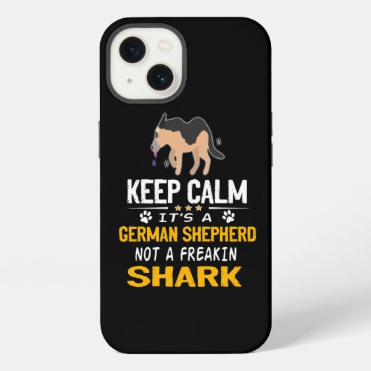 3 保Calm It's A German Shepherd Not A Freakin S iPhoneケース (裏面)