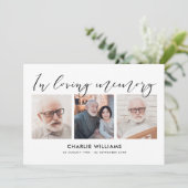 3 – 写真による生活のお祝い/葬儀/死別 サンキューカード