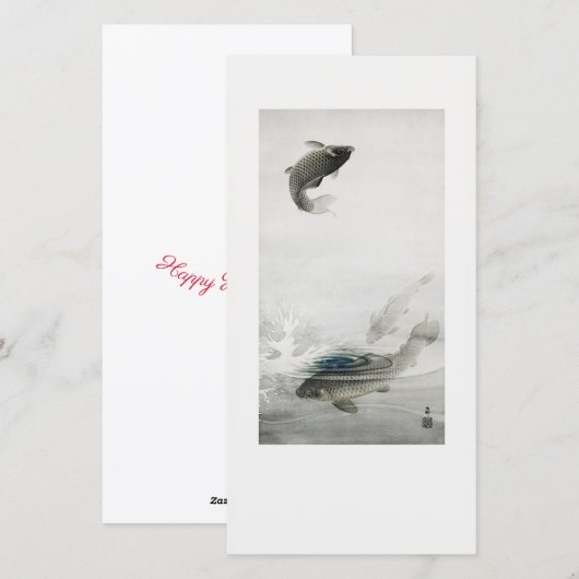 3 匹の鯉 シーズンカード (正面/裏面)