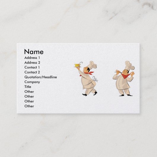 3、名前、住所1、住所2、連絡1、連絡先… 名刺 (正面)