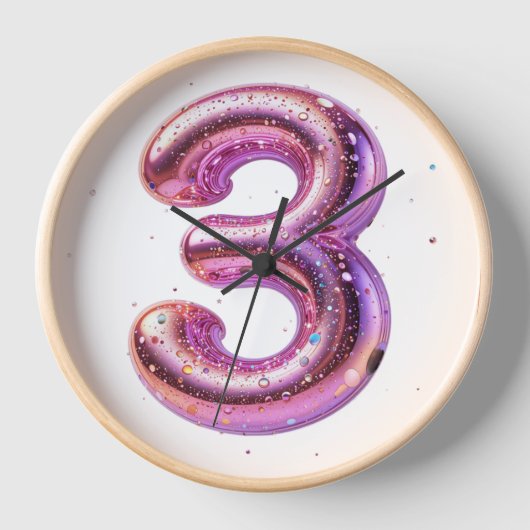 3 壁時計 (正面)