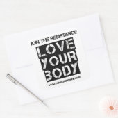 3"愛する体シール スクエアシール (封筒)