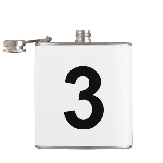 3 – 番号3 フラスク (オープン)