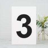 3 – 番号3 便箋 (スタンド正面)