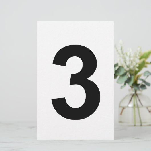 3 – 番号3 便箋 (スタンド正面)