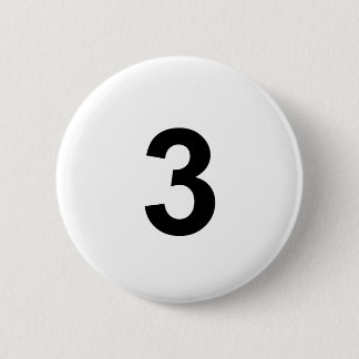 3 – 番号3 缶バッジ