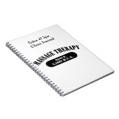 3,000 B.C.E.以来のマッサージのセラピー ノートブック (右側)