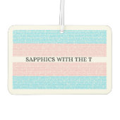 3.0 Tカーエアフレッシュナーでサフィクス カーエアーフレッシュナー (裏面)