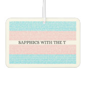 3.0 Tカーエアフレッシュナーでサフィクス カーエアーフレッシュナー (正面)