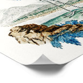 3 0f 6、6世紀のオードボン絵画のセット ポスター (角)