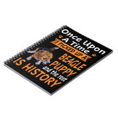 3 1つの時間に1つのビーグルの子犬 ノートブック (左側)